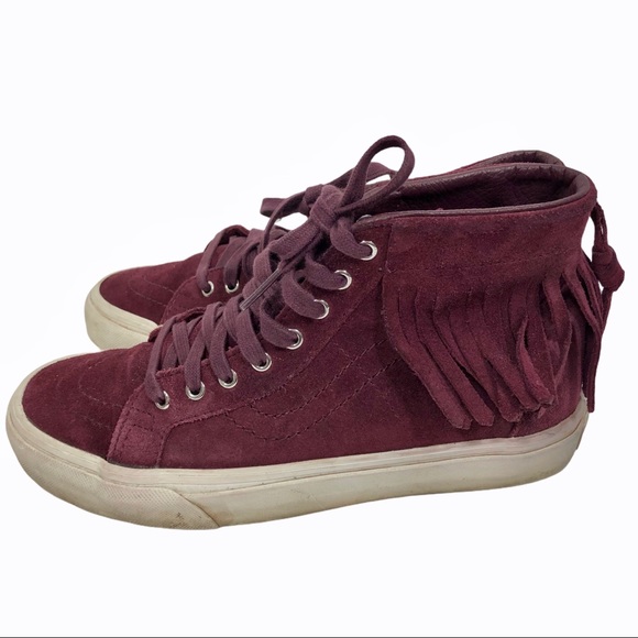 vans fringe sneakers